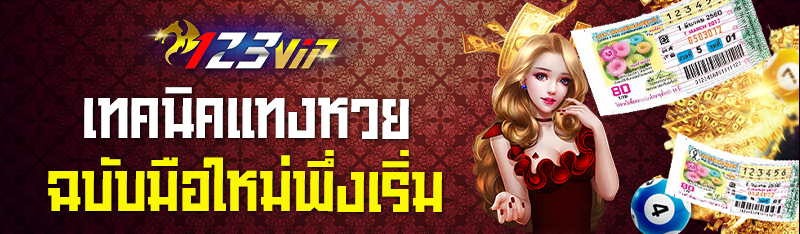 เทคนิคแทงหวย ฉบับมือใหม่พึ่งเริ่ม 